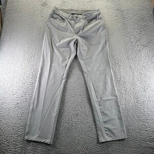Greg Norman Pant Mens 32x32 Gray Polyester Athletic Golf Performance Stretch